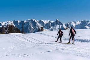 Cross-country skiing Hochkoenig scaled